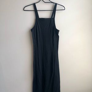 Nasty Gal Black Halter Midi Dress